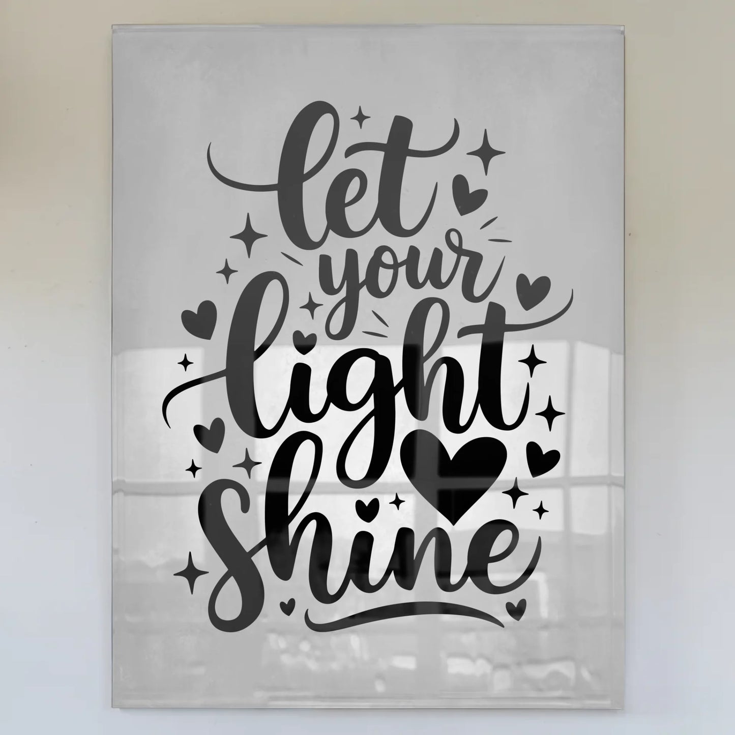 Bild Mit Acrylglas Let Your Light Shine Geschenkidee