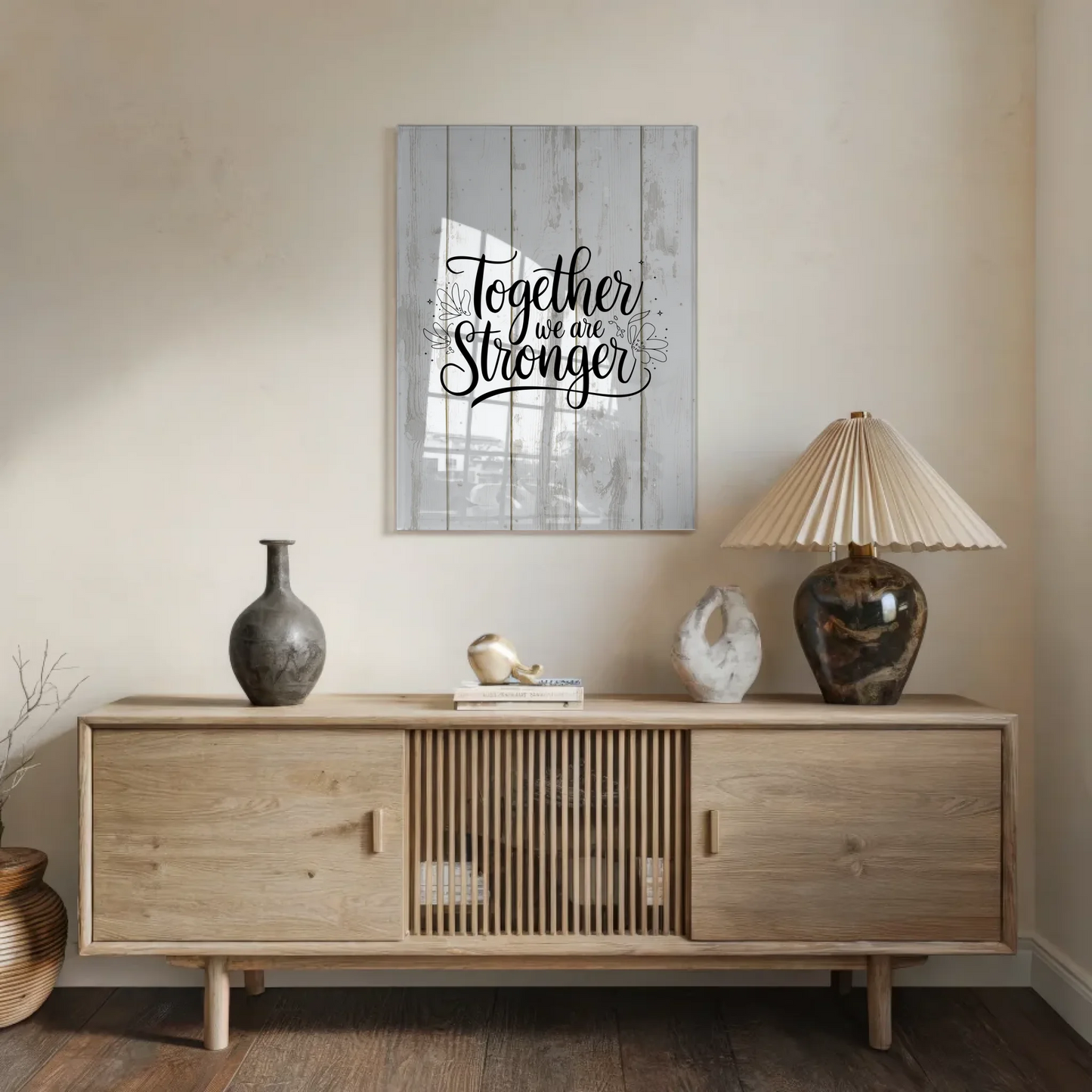 Bild Acrylglas Together we are stronger Geschenkidee