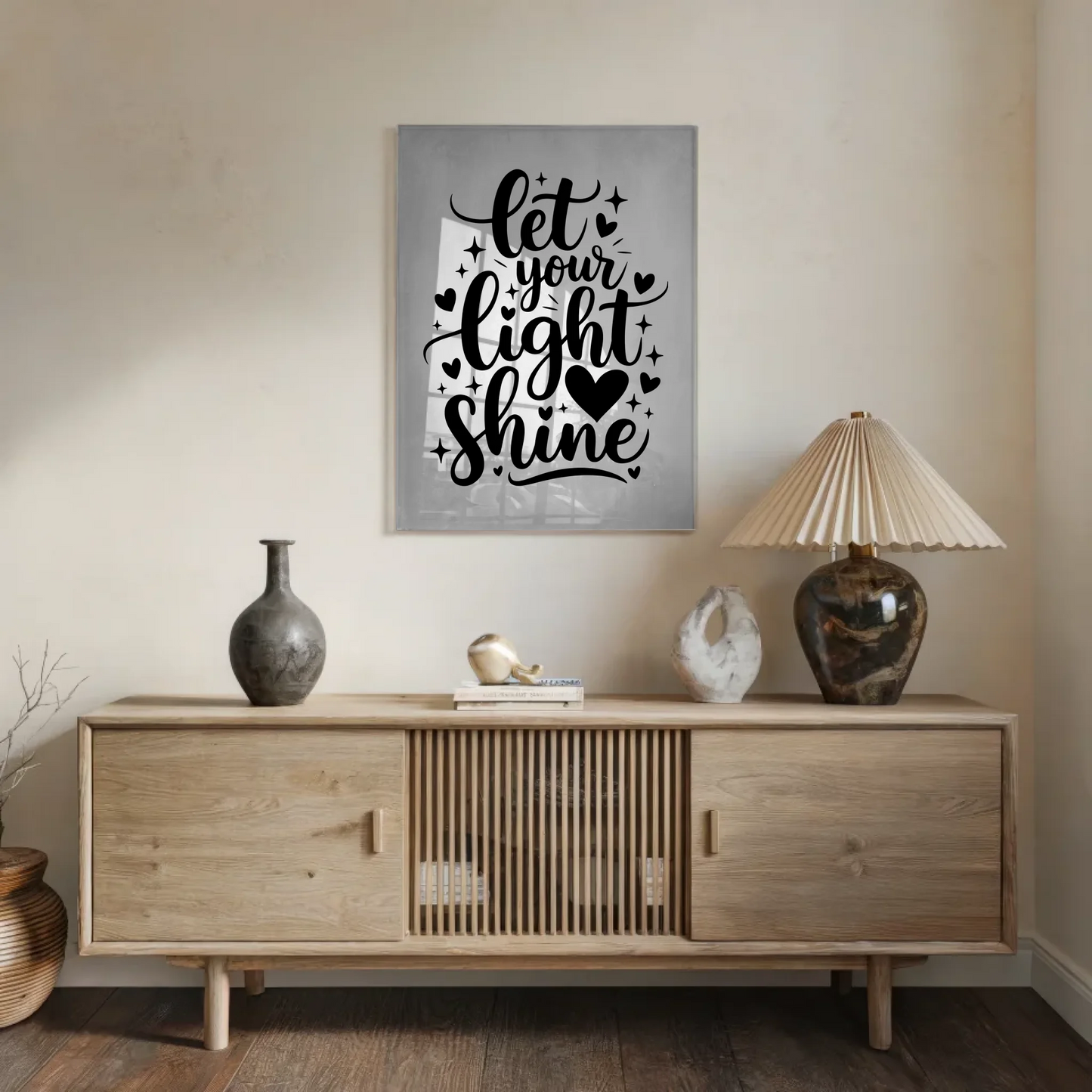 Bild Mit Acrylglas Let Your Light Shine Geschenkidee