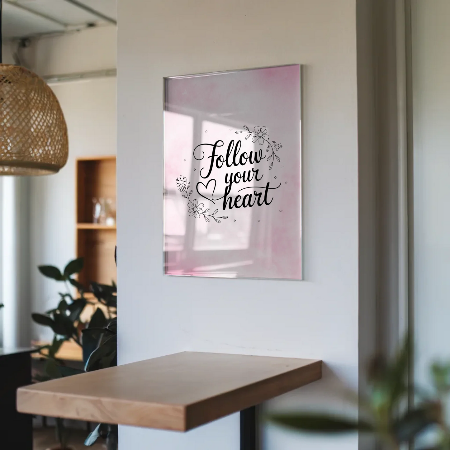 Bild Aus Acrylglas Follow Your Heart Geschenkideen