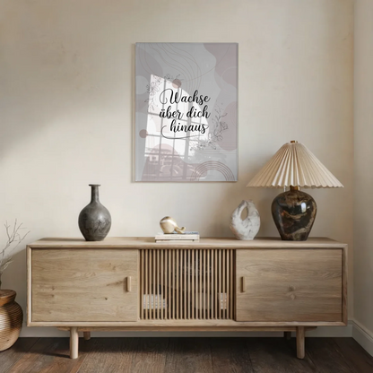 Bild Acrylglas Wachse über dich hinaus Geschenkideen