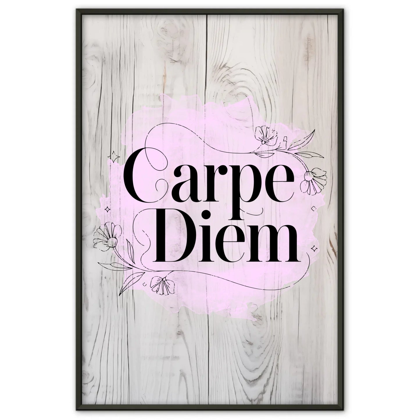 Personalisierte Sprüche Poster Carpe Diem für jeden Anlass