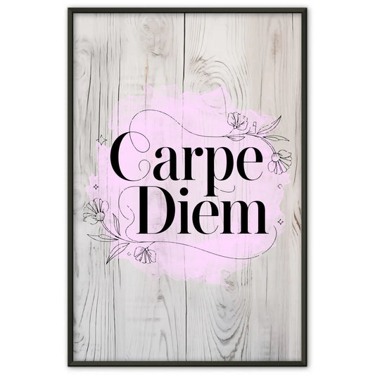 Personalisierte Sprüche Poster Carpe Diem für jeden Anlass
