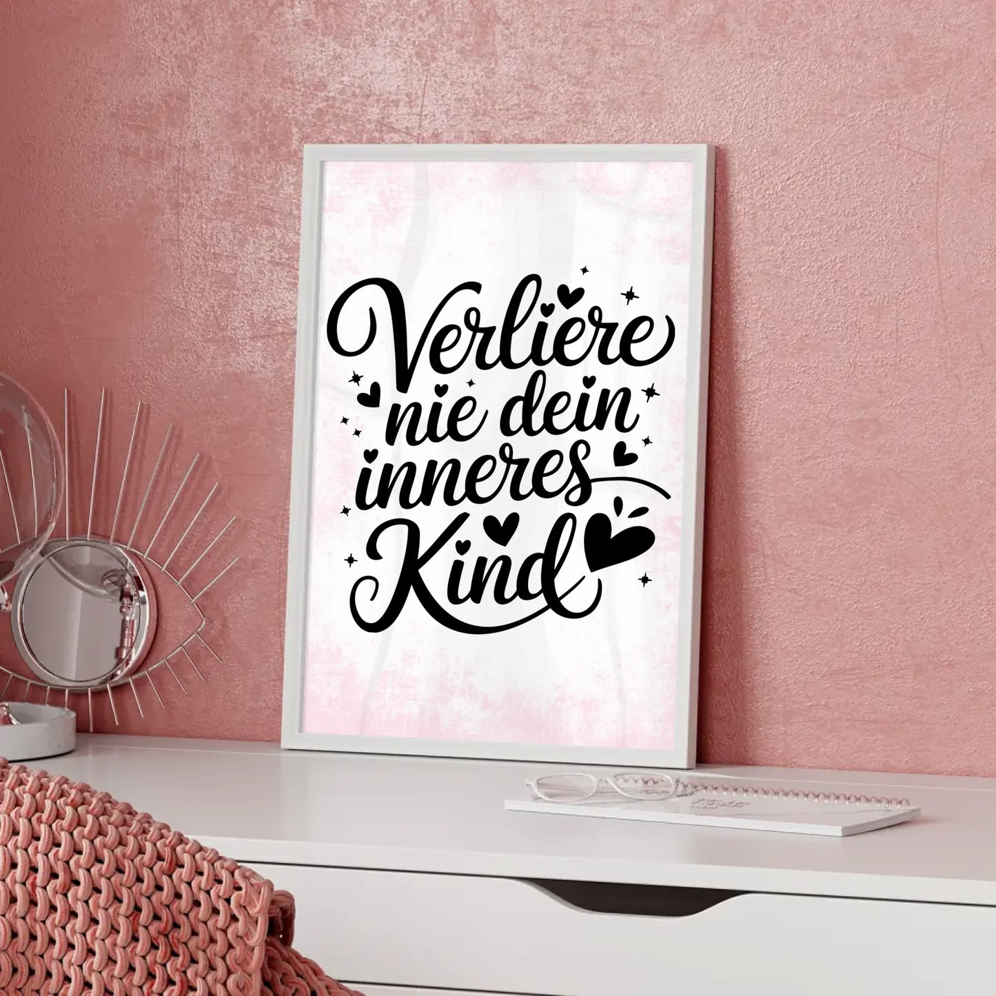 Spruchposter Verliere nie dein inneres Kind für Erwachsene