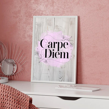 Personalisierte Sprüche Poster Carpe Diem für jeden Anlass