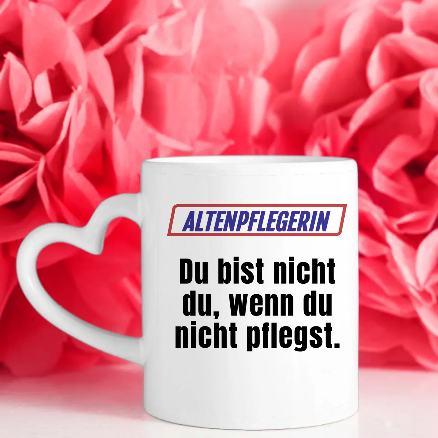Lustige Tasse Du bist nicht Du wenn Altenpflegerin Kaffeebecher Personalisiert