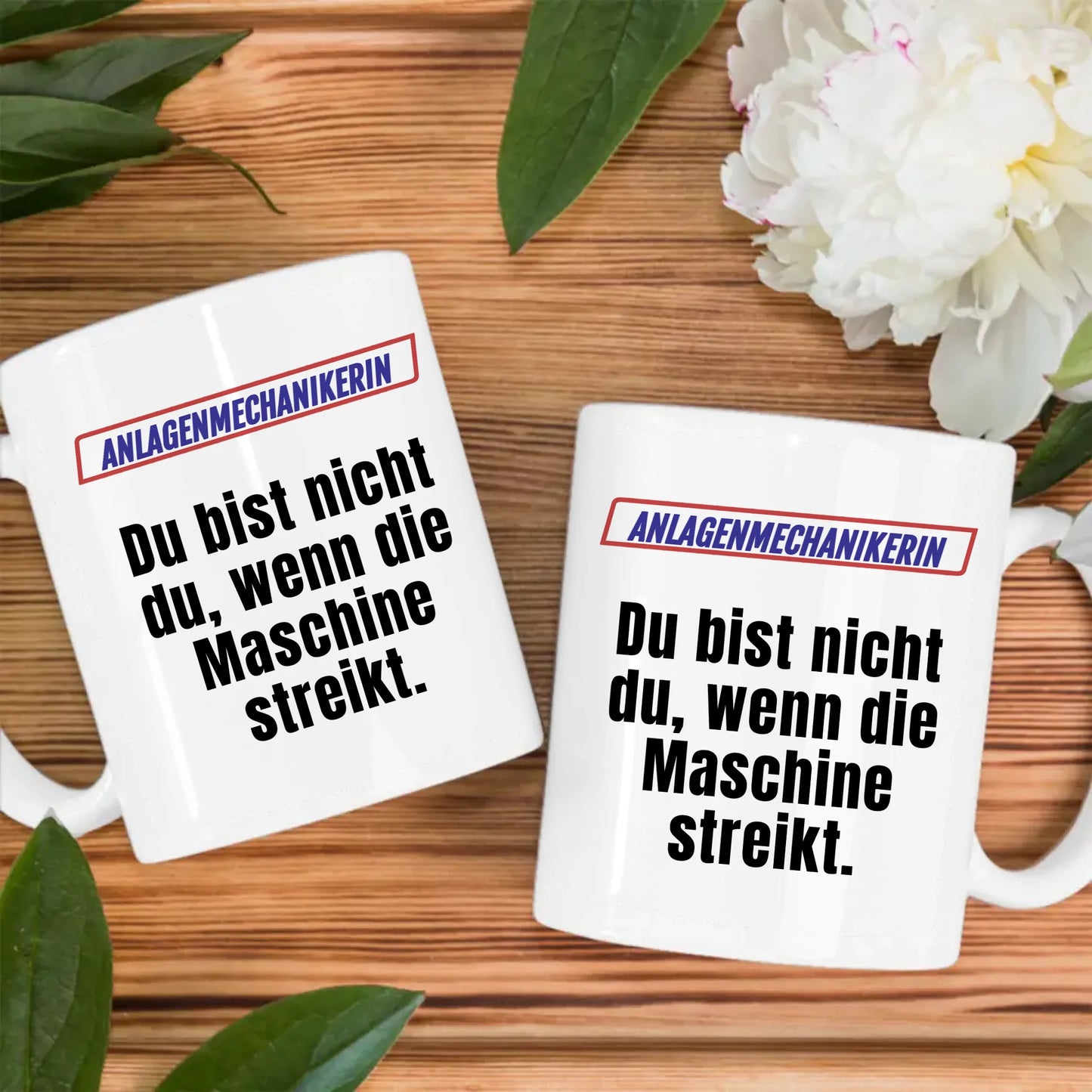 Personalisierte Tasse Lustig Du bist nicht Du Anlagenmechanikerin