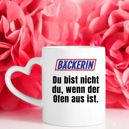 Kaffeetasse Lustig Du bist nicht Du wenn Bäckerin Geschenk