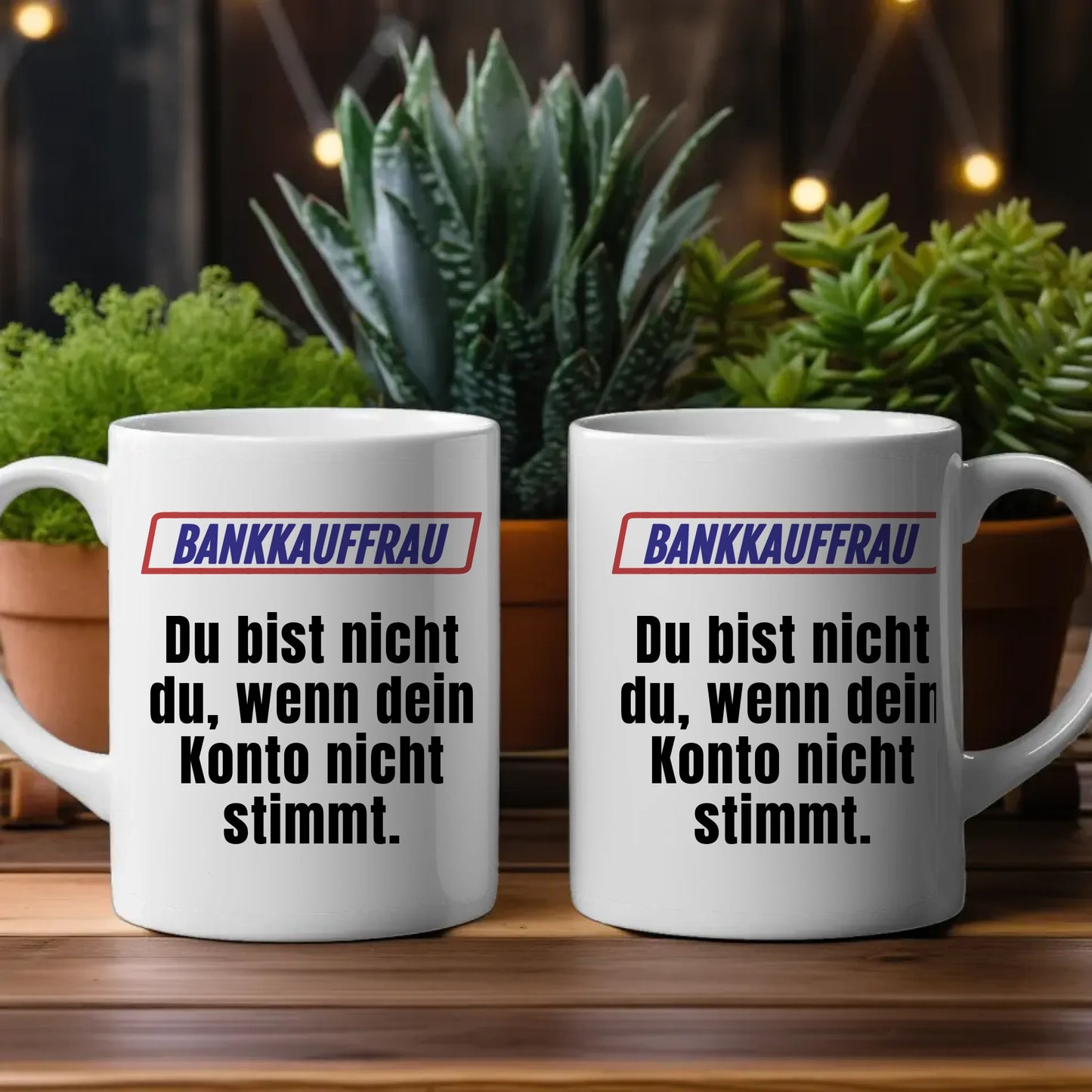 Kaffeetasse Lustig Du bist nicht Du wenn Bankkauffrau Geschenk