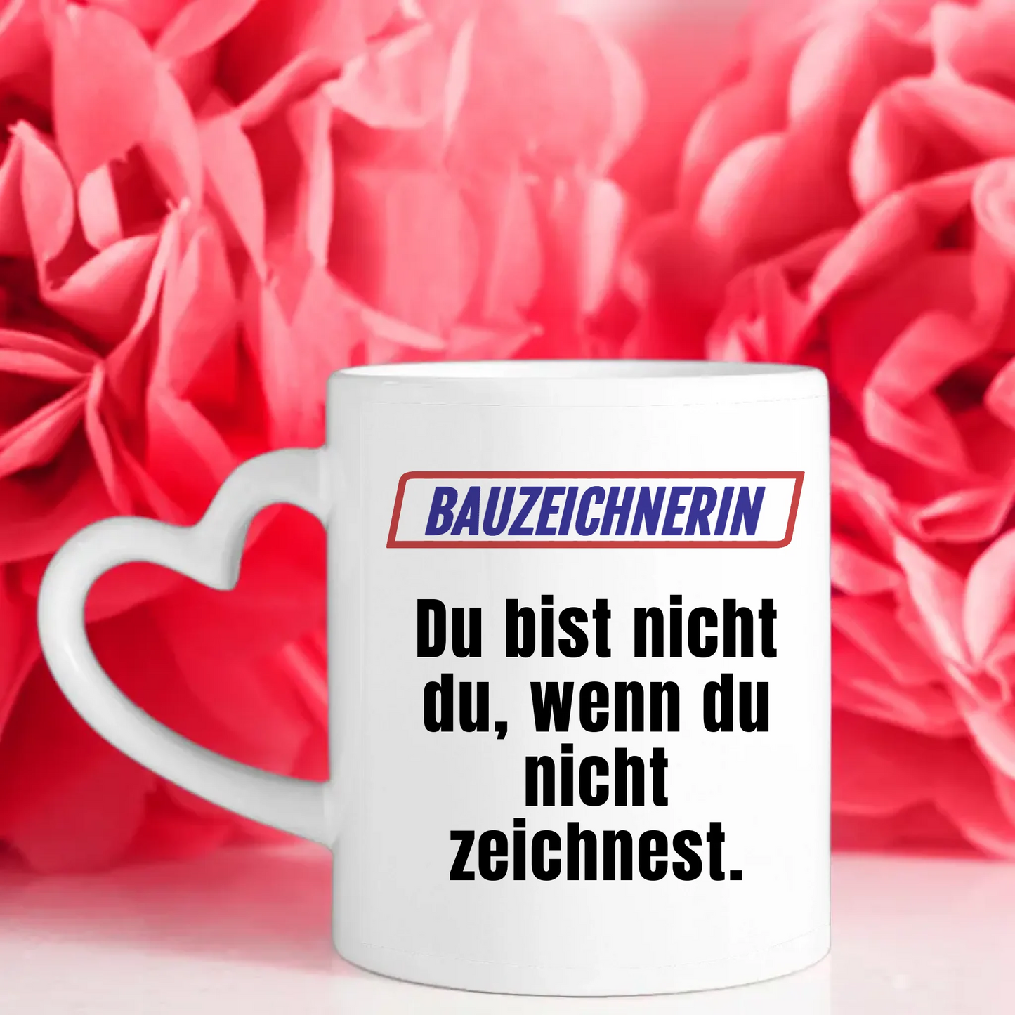 Kaffeetasse Lustig Du bist nicht Du wenn Bauzeichnerin Personalisiert