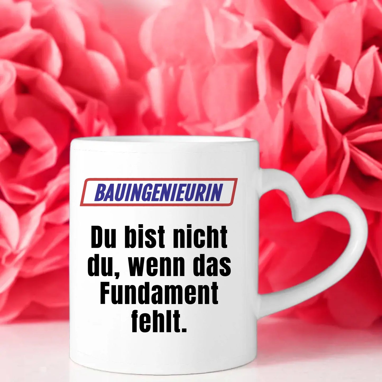Lustige Tasse Du bist nicht Du wenn Bauingenieurin personalisiert