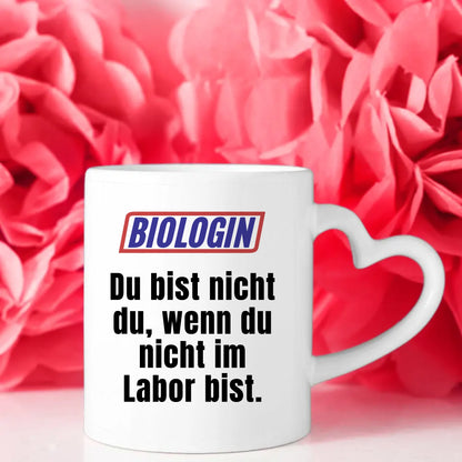 Personalisierte Tasse Lustig Du bist nicht Du Biologin Namen