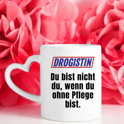 Lustige Tasse Du bist nicht Du wenn Drogistin personalisierter Kaffeebecher