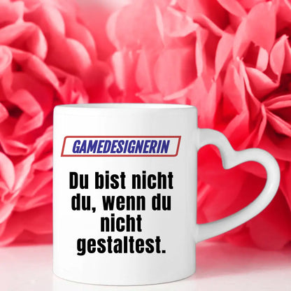 Lustige Tasse Du bist nicht Du wenn Gamedesignerin personalisiert