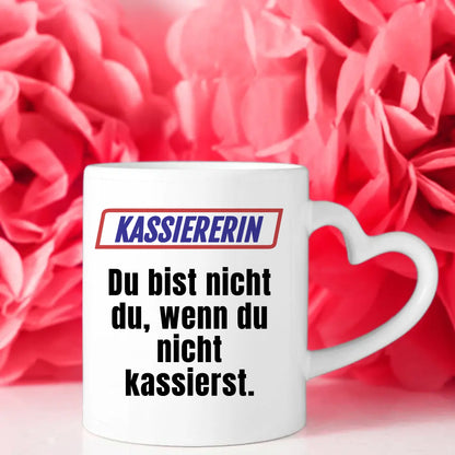 Kaffeetasse Lustig Du bist nicht Du wenn Kassiererin Personalisiert