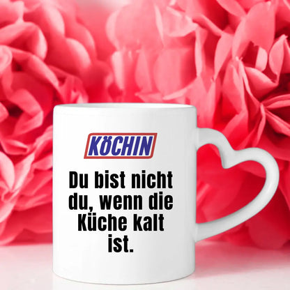 Lustige Tasse Du bist nicht Du wenn Köchin Kaffeebecher Personalisiert