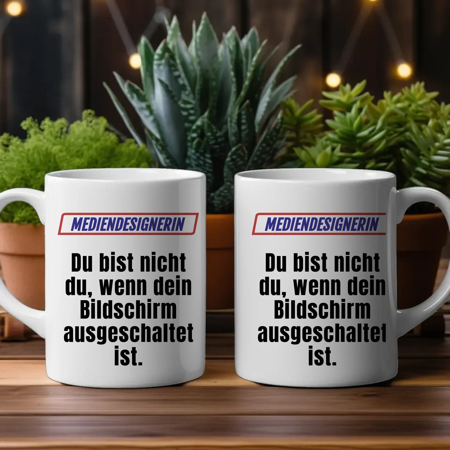 Lustige Tasse Du bist nicht Du wenn Mediendesignerin personalisiert
