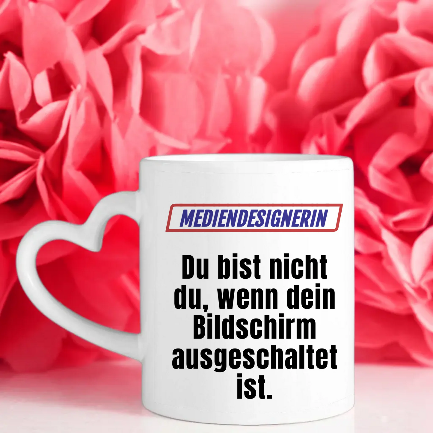 Lustige Tasse Du bist nicht Du wenn Mediendesignerin personalisiert