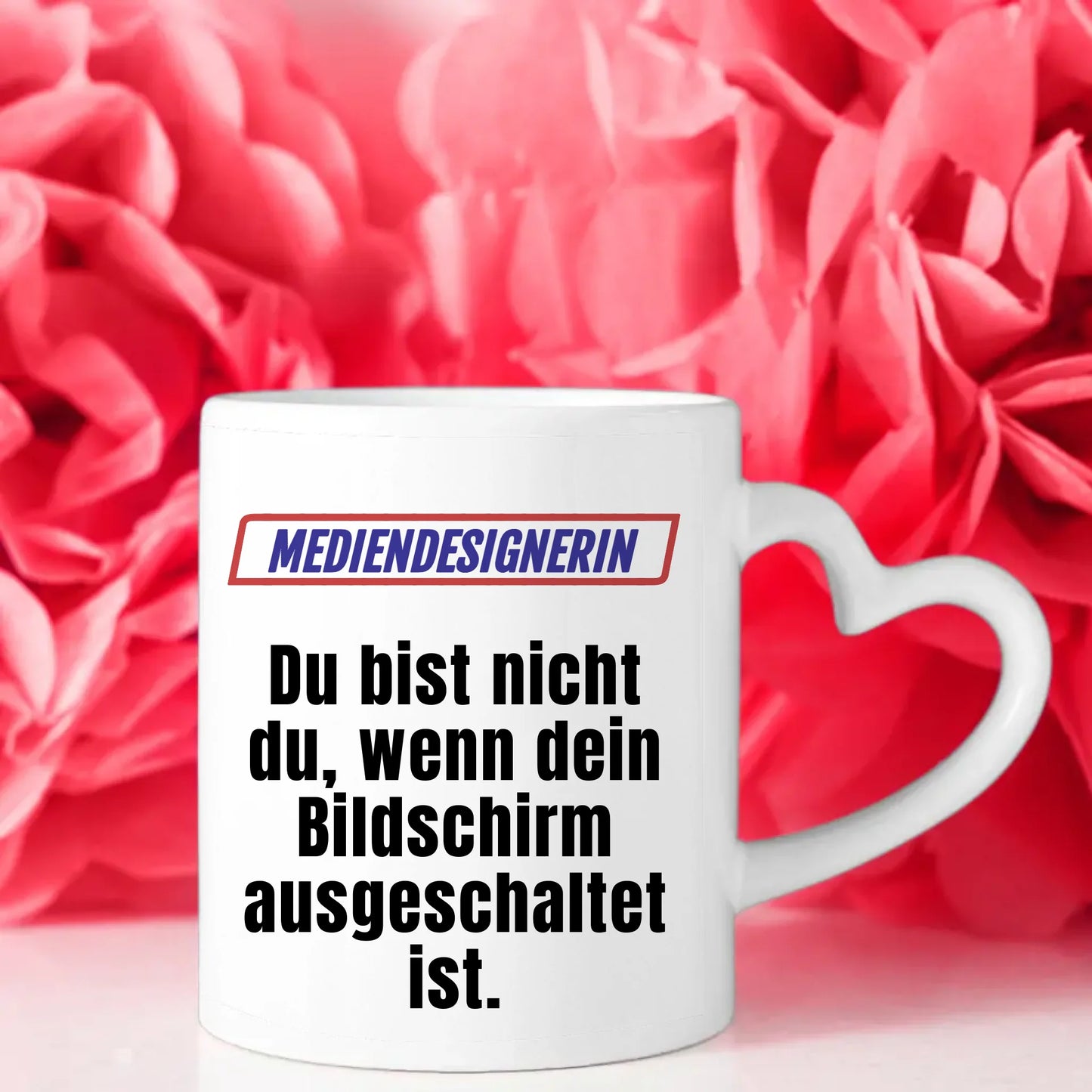 Lustige Tasse Du bist nicht Du wenn Mediendesignerin personalisiert