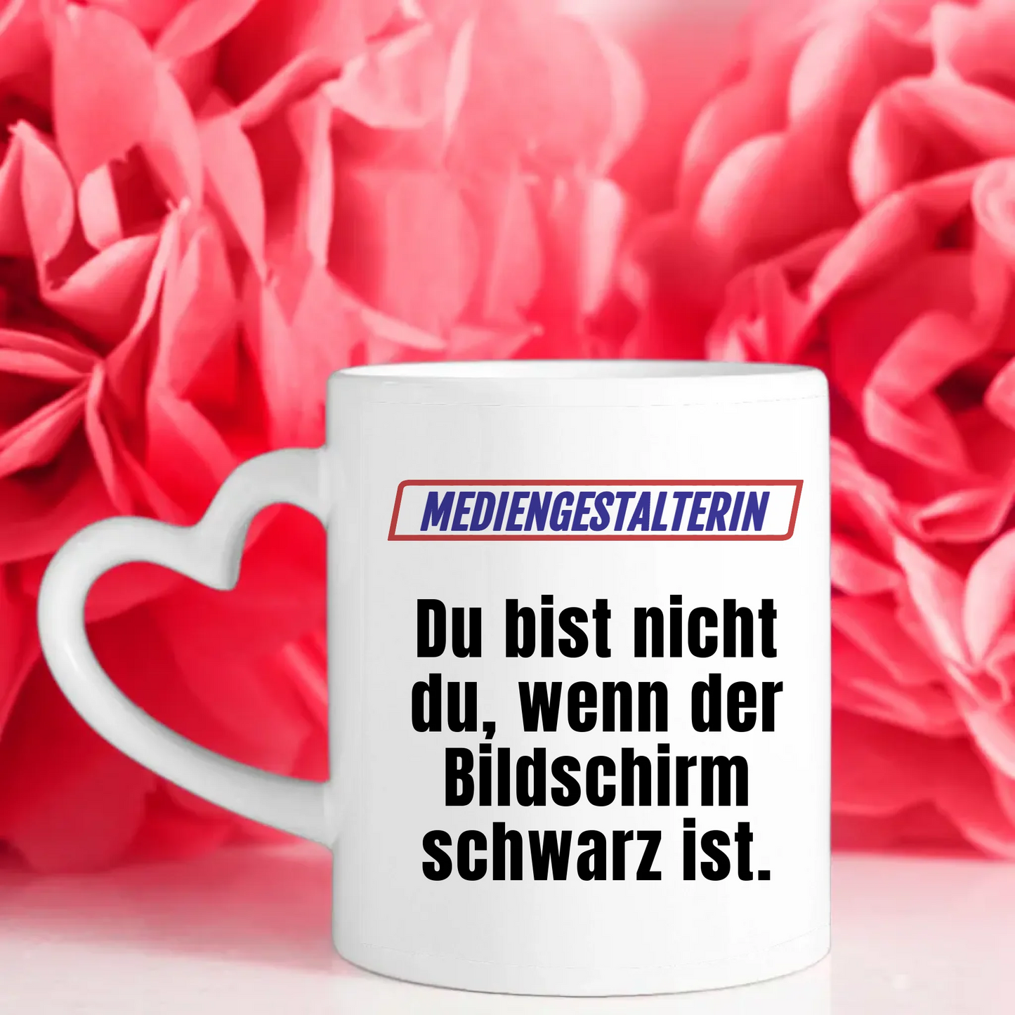 Kaffeetasse Lustig Du bist nicht Du wenn Mediengestalterin
