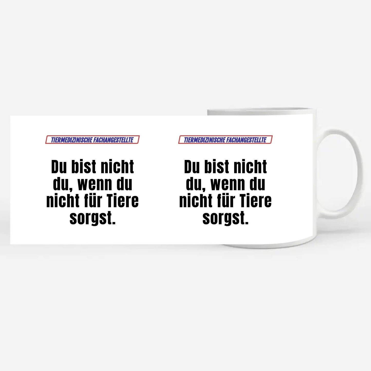 Personalisierter Kaffeebecher Lustig Tiermedizinische Fachangestellte