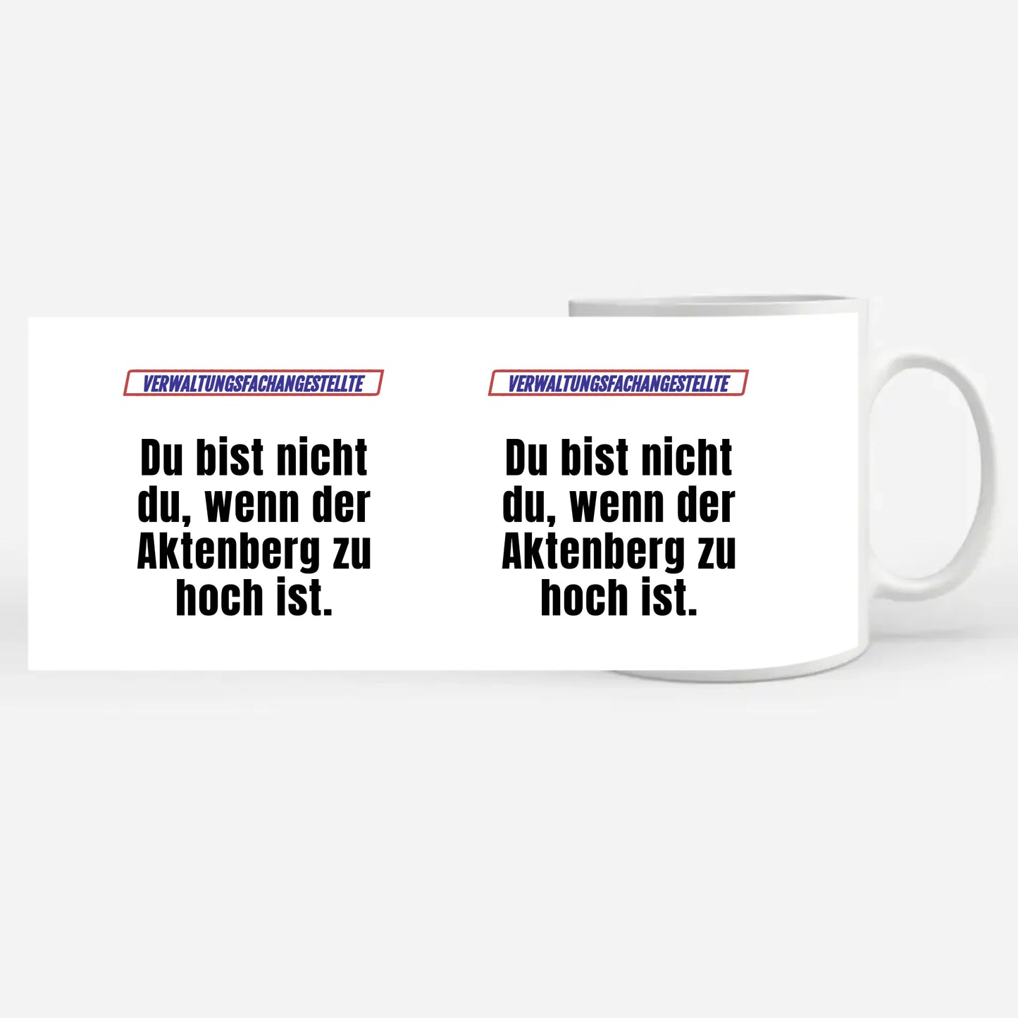 Personalisierter Kaffeebecher Lustig für Verwaltungsfachangestellte