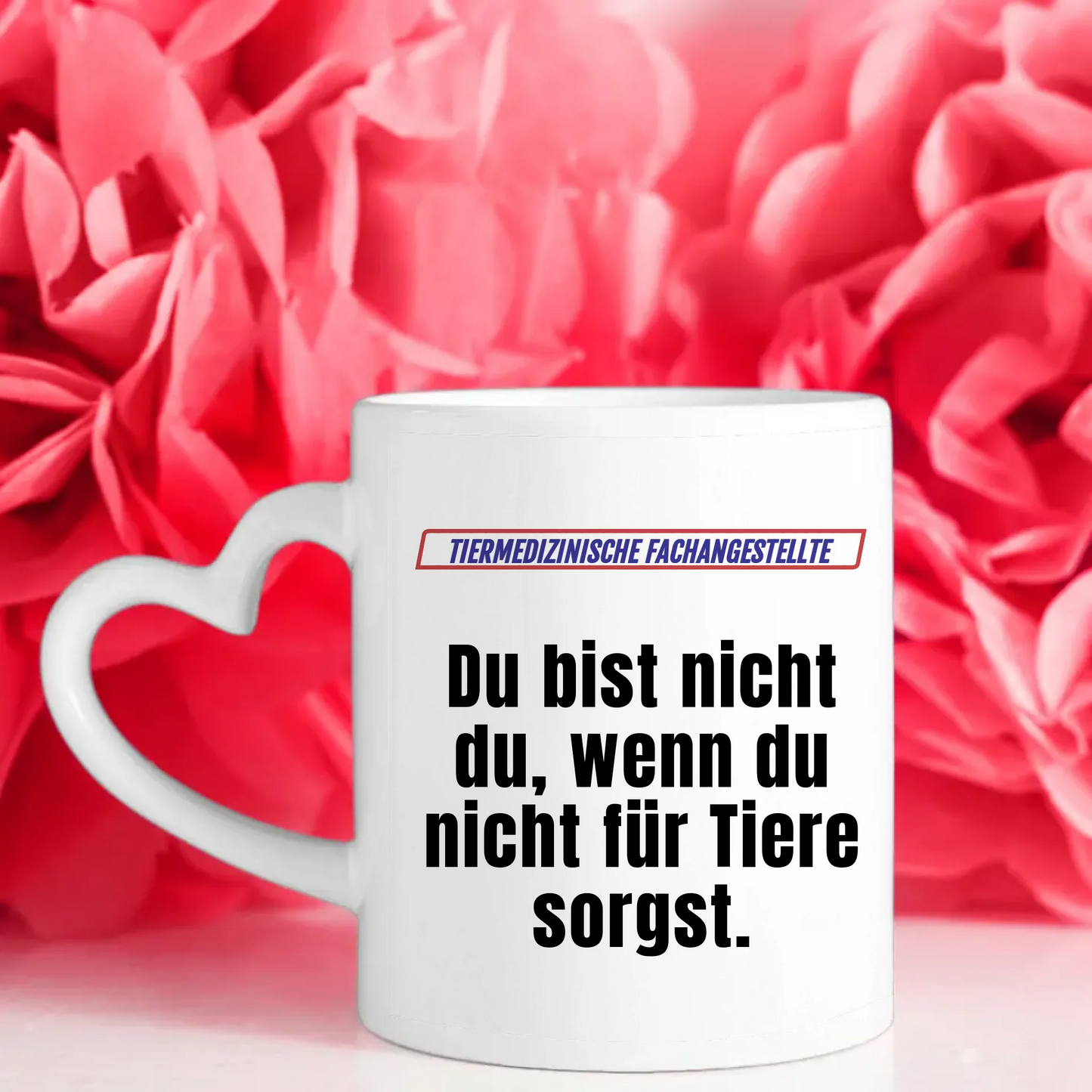 Personalisierter Kaffeebecher Lustig Tiermedizinische Fachangestellte