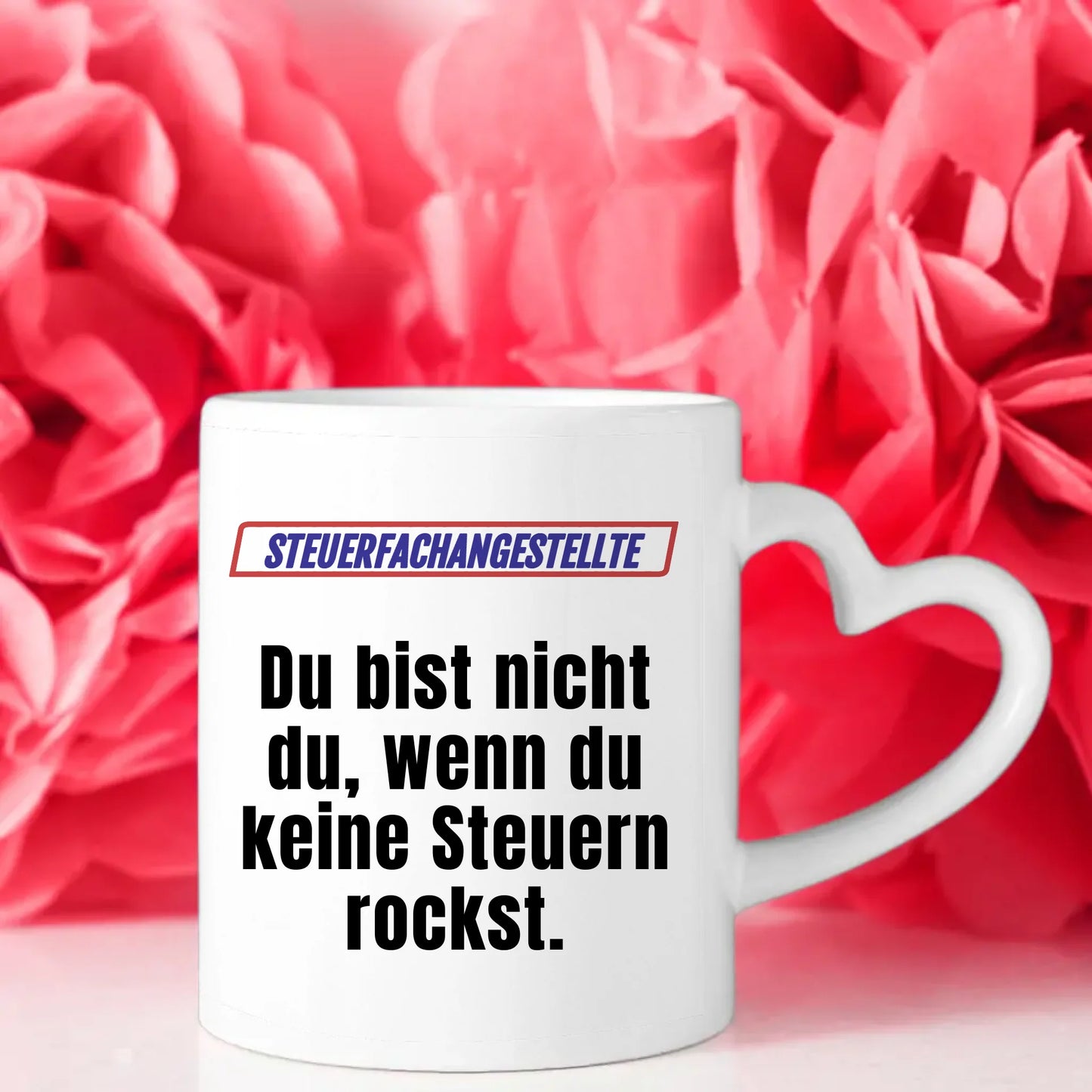 Personalisierte Tasse Kaffeetasse Lustig Du bist nicht Du wenn Steuerfachangestellte