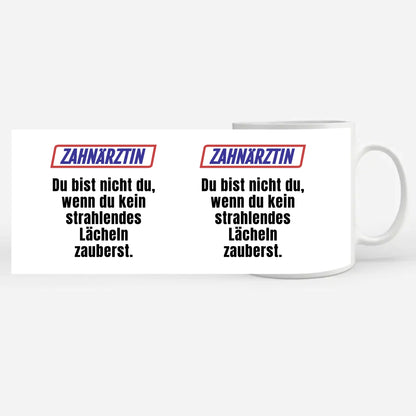 Kaffeetasse Lustig Du bist nicht Du wenn Zahnärztin Tasse Mit Name