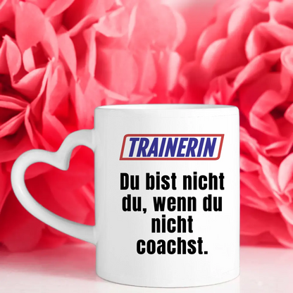 Kaffeetasse Lustig Du bist nicht Du wenn Trainerin Kaffeebecher Personalisiert