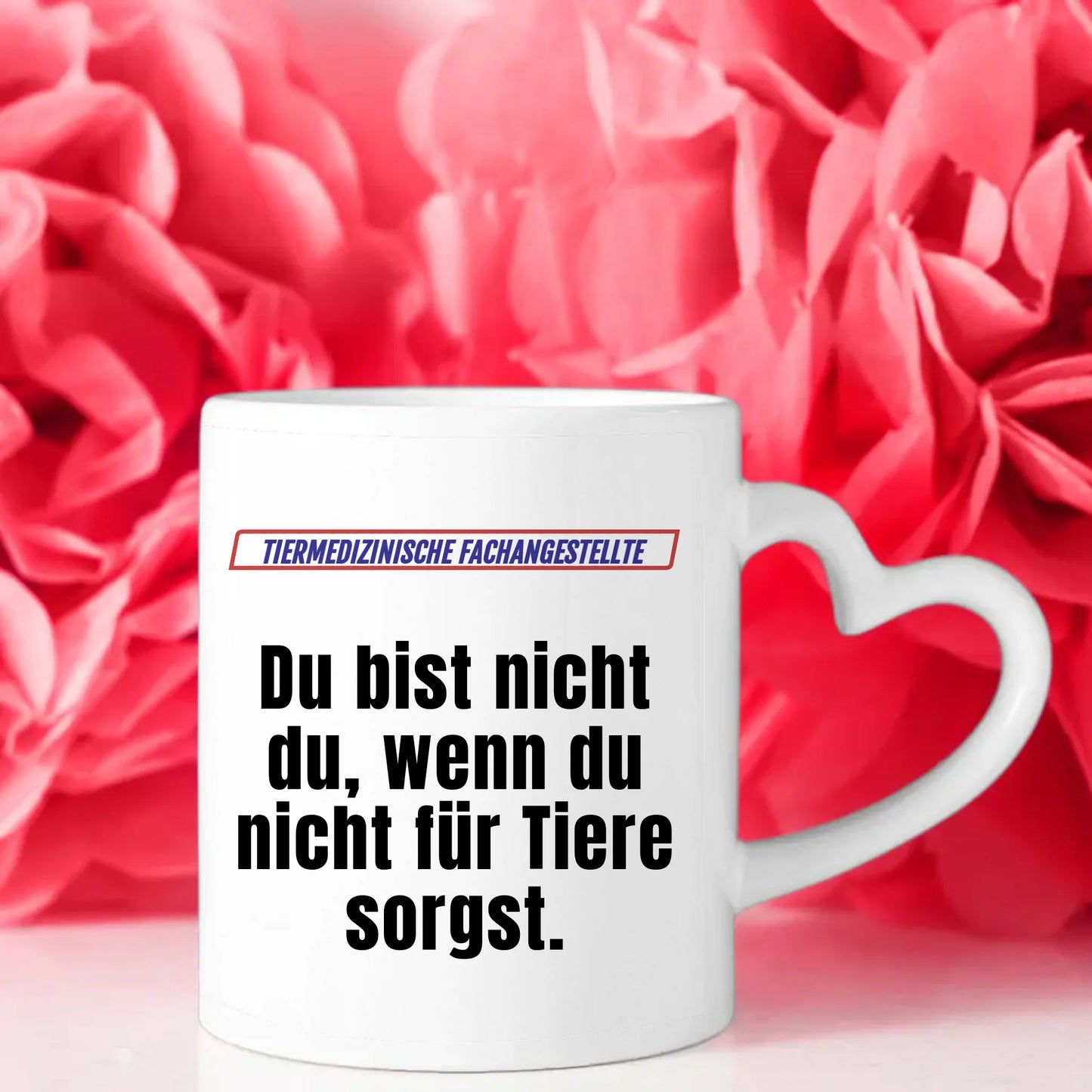 Personalisierter Kaffeebecher Lustig Tiermedizinische Fachangestellte