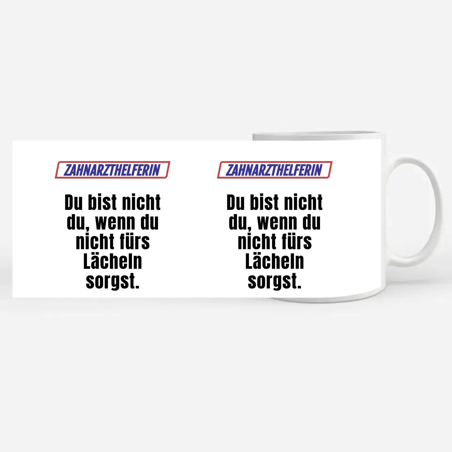 Lustige Tasse Du bist nicht Du wenn Zahnarzthelferin Kaffeetasse