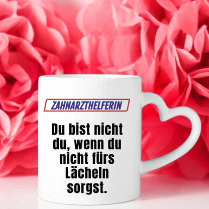 Lustige Tasse Du bist nicht Du wenn Zahnarzthelferin Kaffeetasse