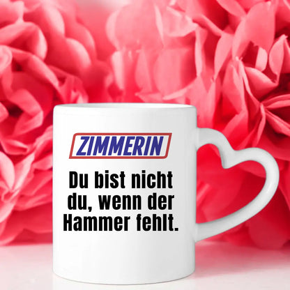 Kaffeetasse Lustig Du bist nicht Du wenn Zimmerin Geschenk