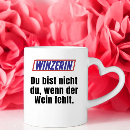 Lustige Tasse Du bist nicht Du wenn Winzerin Personalisierte Tasse Mit Namen