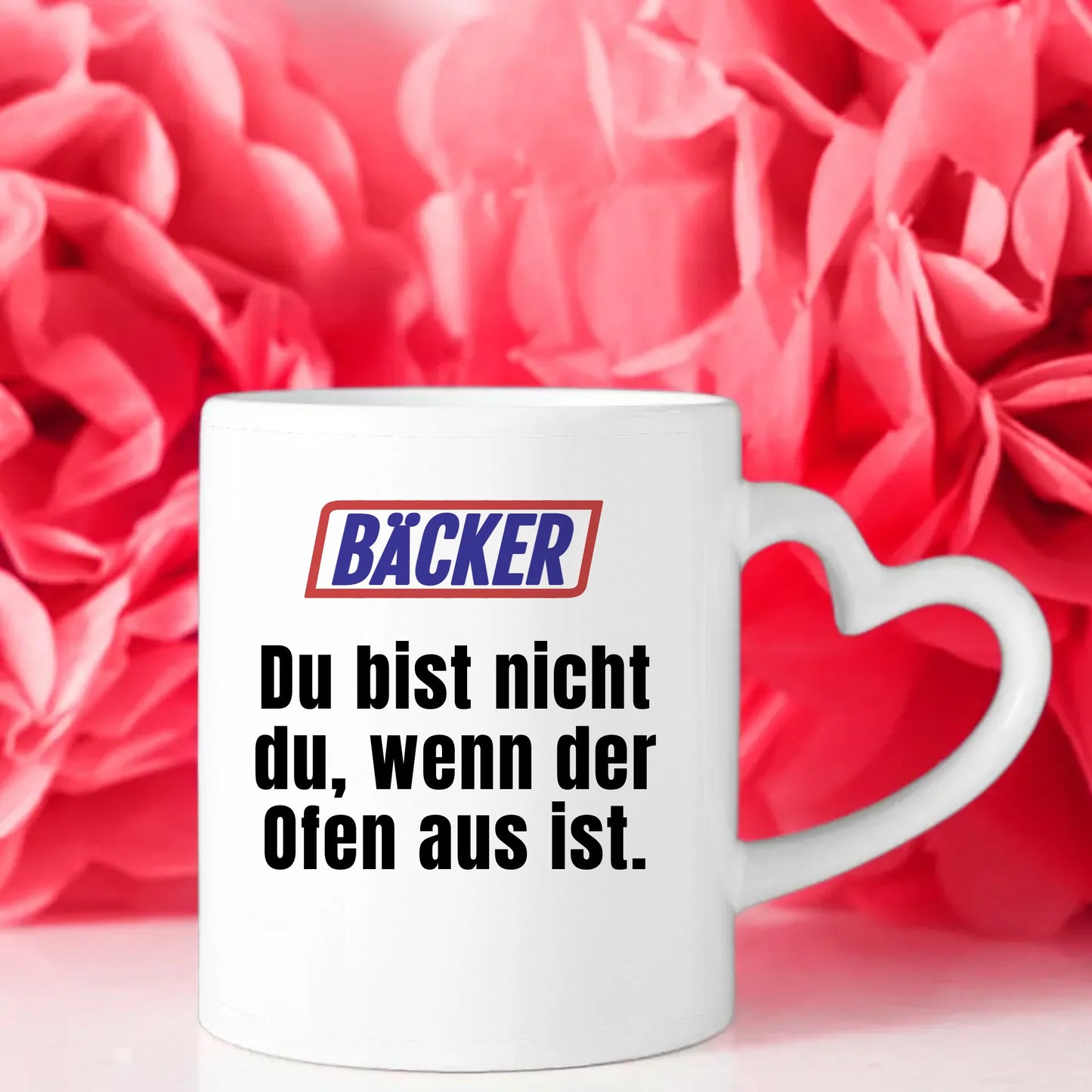 Personalisierter Kaffeebecher Lustig Du bist nicht Du wenn Bäcker