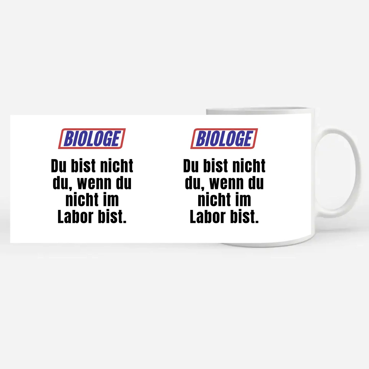 Kaffeetasse Lustig Du bist nicht Du wenn Biologe Personalisiert
