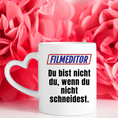 Lustige Tasse Du bist nicht Du wenn Filmeditor personalisiert