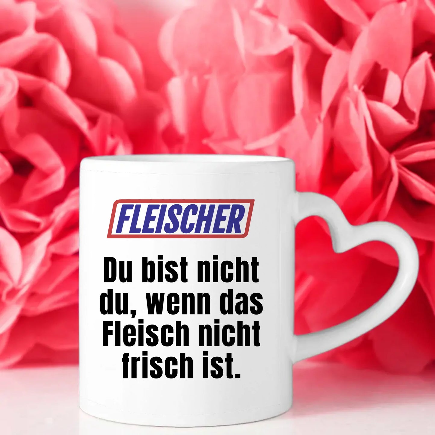Lustige Tasse Du bist nicht Du wenn Fleischer Kaffeetasse Lustig