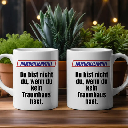 Personalisierte Tasse Mit Namen Kaffeetasse Lustig Immobilienwirt