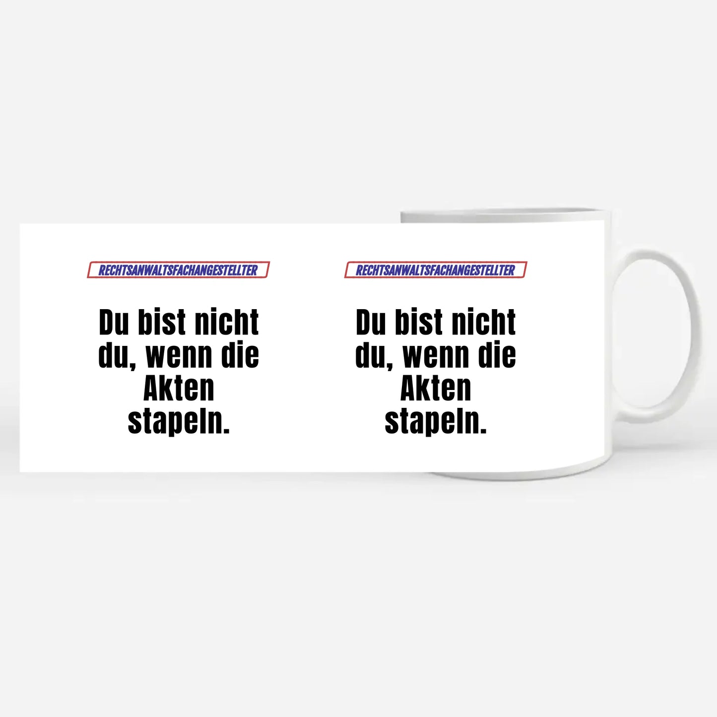 Lustige Tasse Du bist nicht Du wenn Rechtsanwaltsfachangestellter Kaffeebecher Personalisiert