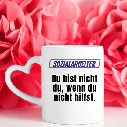 Lustige Tasse Du bist nicht Du wenn Sozialarbeiter Kaffeetasse