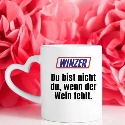 Lustige Tasse Du bist nicht Du wenn Winzer Personalisierte Tasse