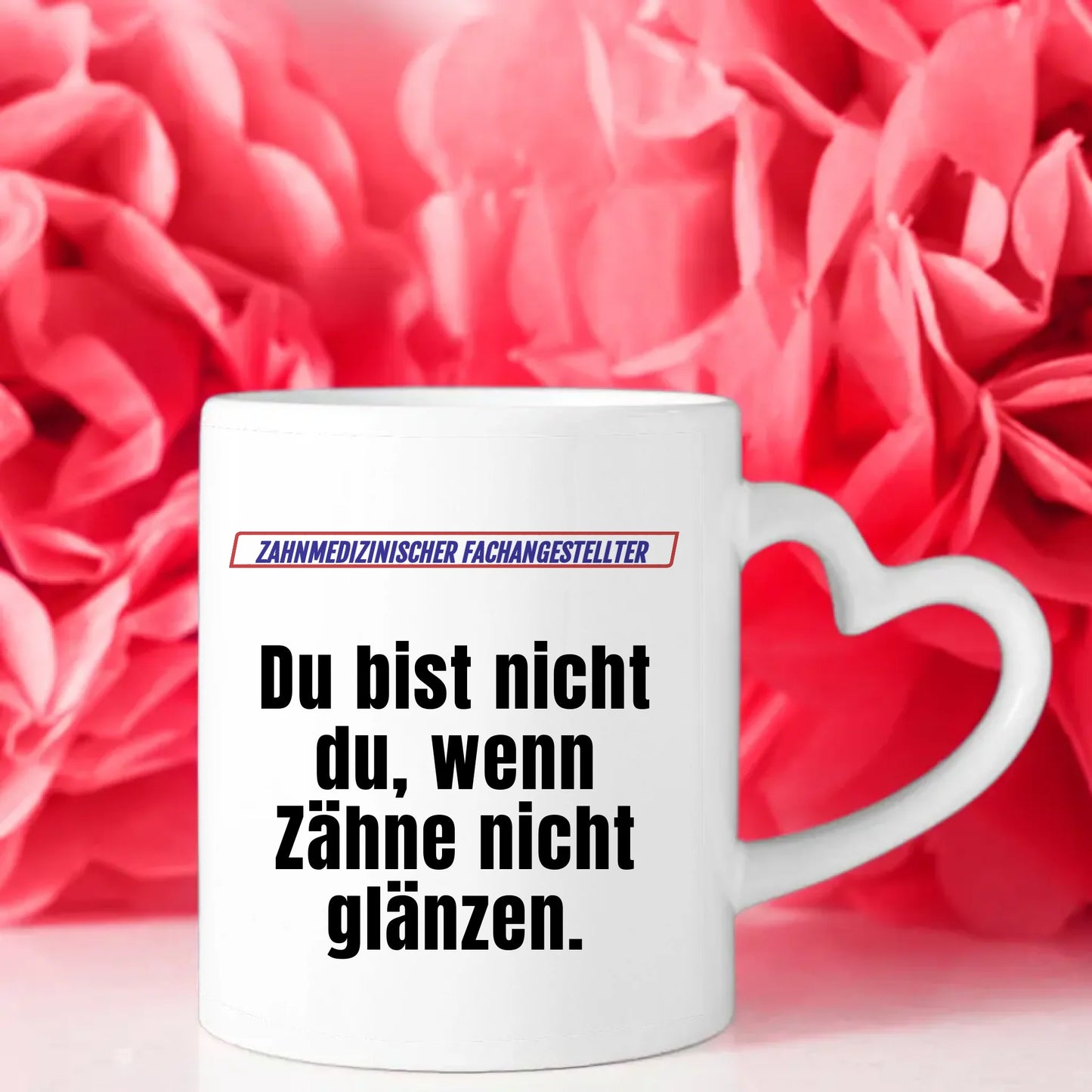 Personalisierte Tasse Lustig Du bist nicht Du Zahnmedizinischer Fachangestellter