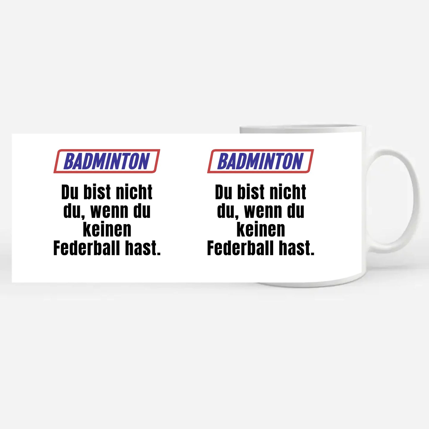 Kaffeetasse Lustig Du bist nicht Du wenn Badminton Kaffeebecher Personalisiert