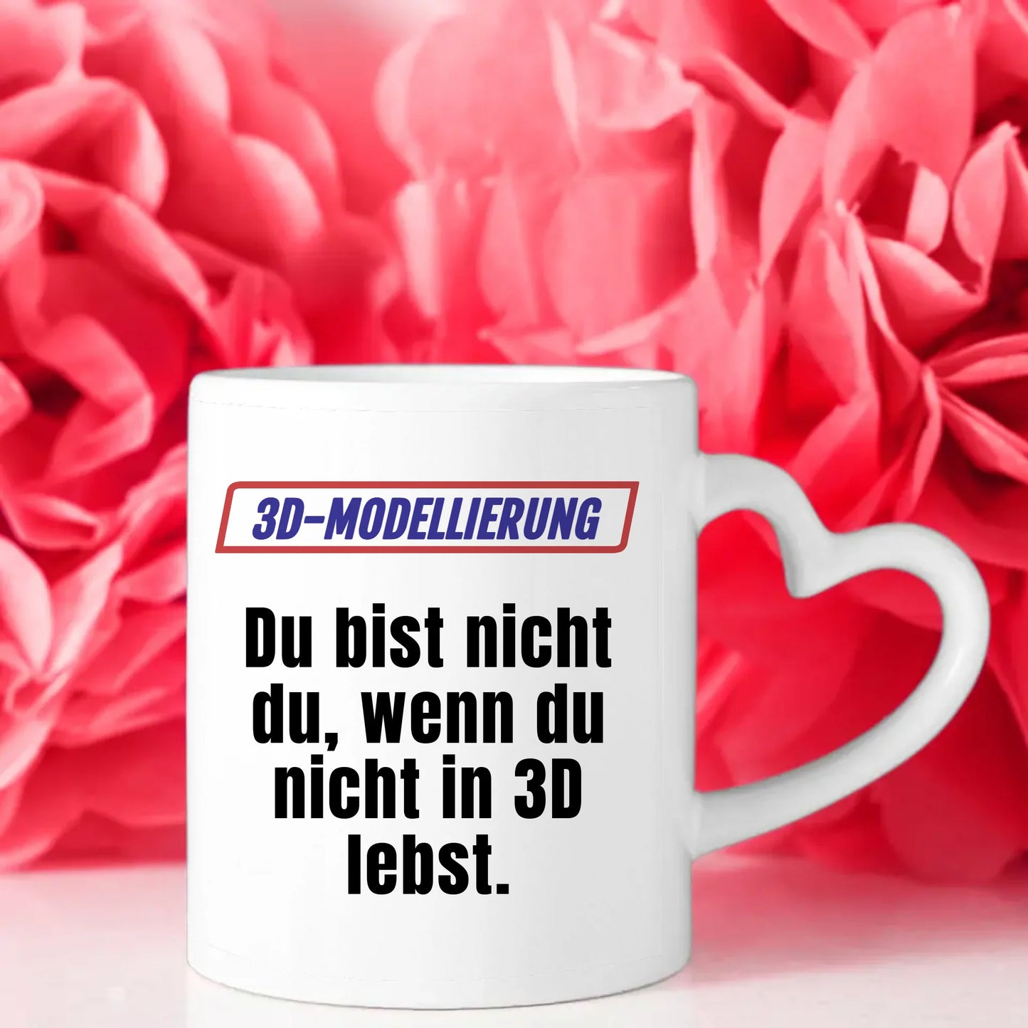 Lustige Tasse Du bist nicht Du wenn Kaffeebecher Personalisiert 3D Modellierung