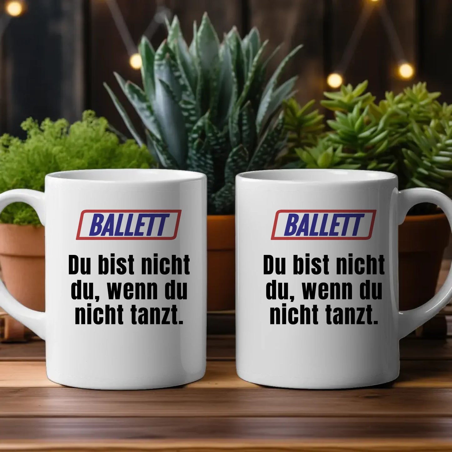 Lustige Tasse Du bist nicht Du wenn Ballett Tasse Mit Name