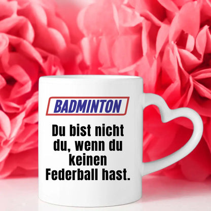 Kaffeetasse Lustig Du bist nicht Du wenn Badminton Kaffeebecher Personalisiert