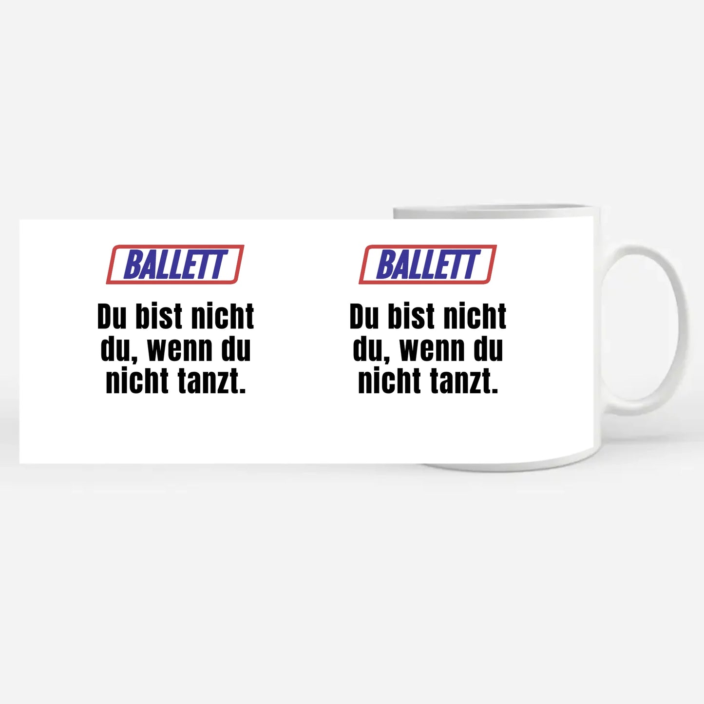 Lustige Tasse Du bist nicht Du wenn Ballett Tasse Mit Name