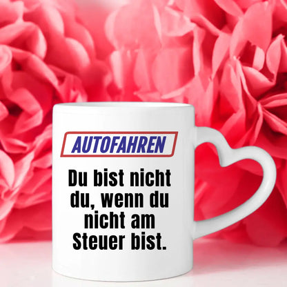 Personalisierte Tasse Lustig Du bist nicht Du beim Autofahren
